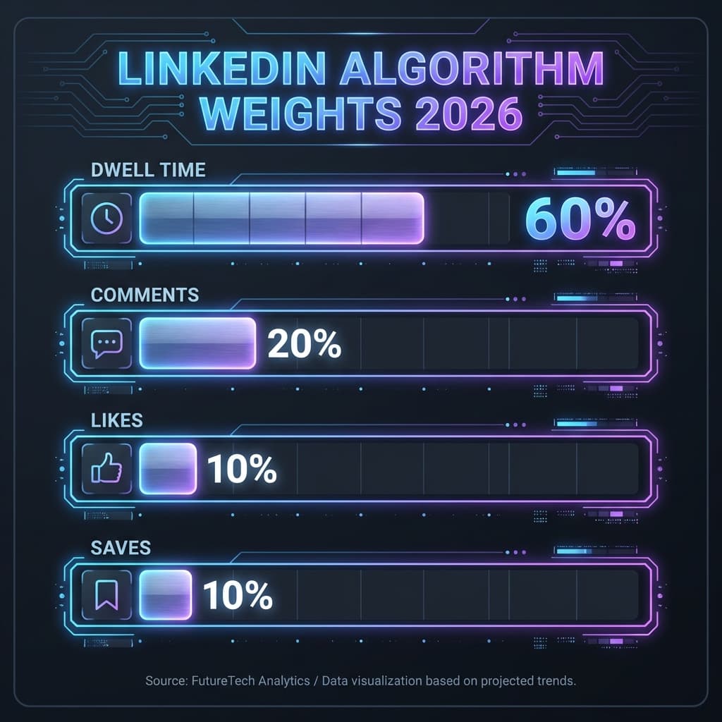 Chart showing Dwell Time as the #1 ranking factor (60% weight)