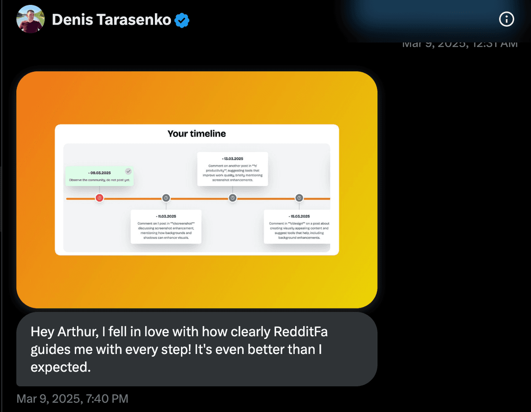 denisR review for Redditfa.com