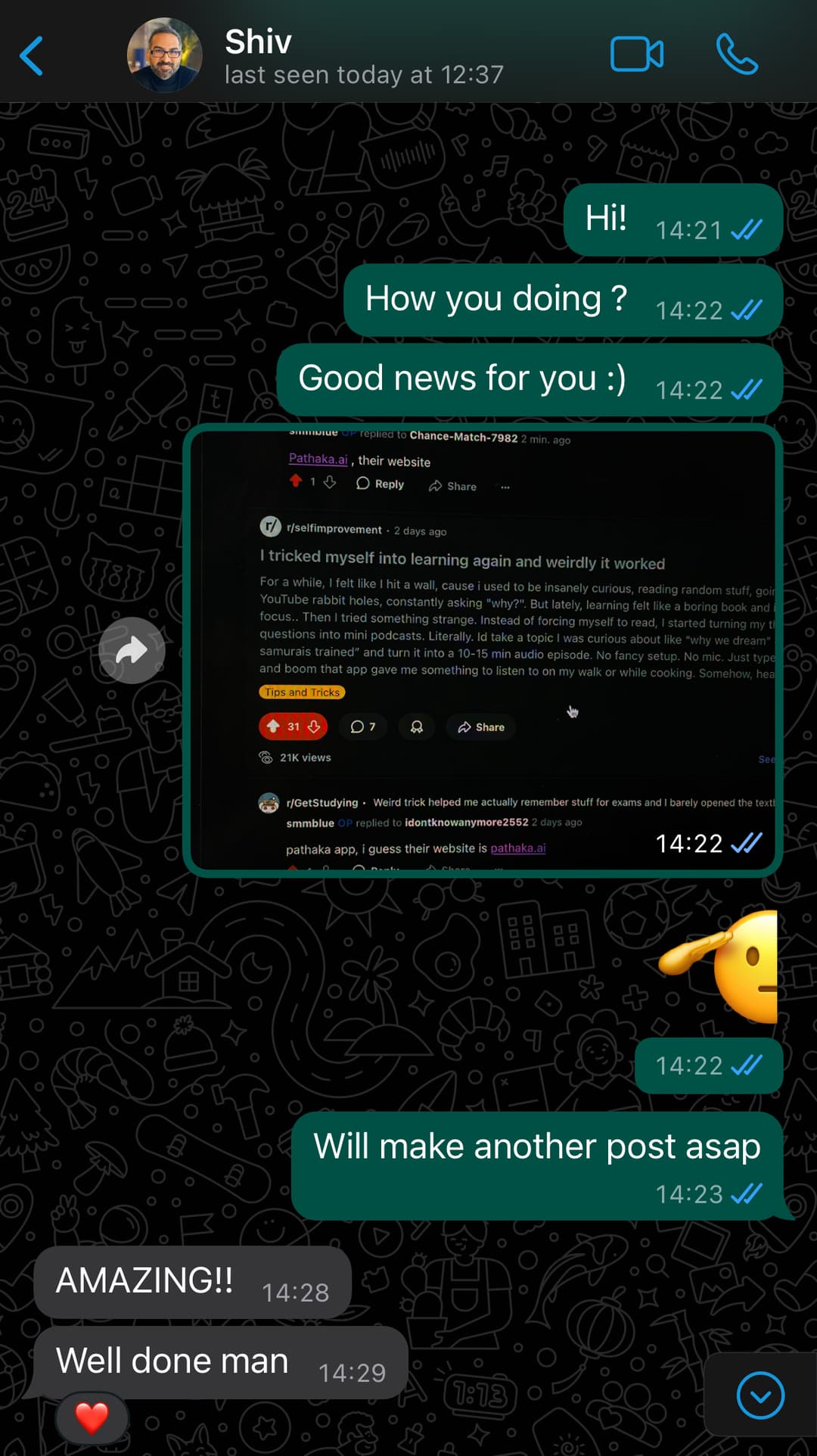 shivR review for Redditfa.com